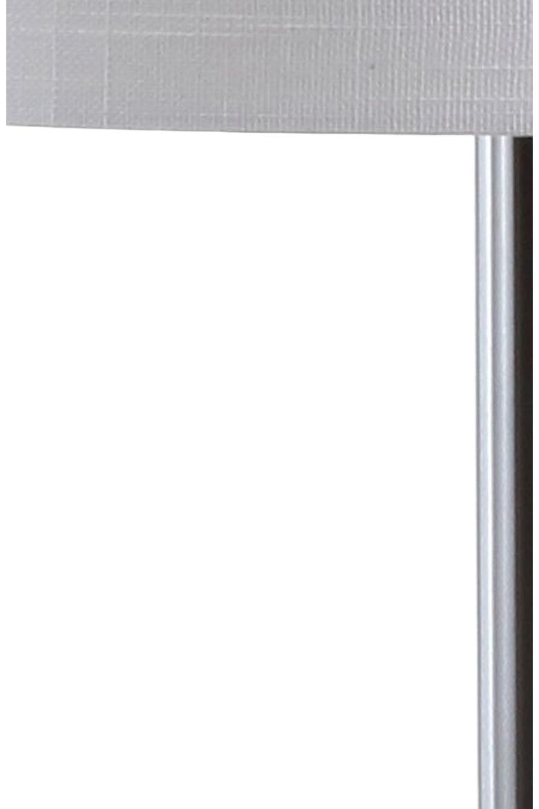 Aksel 25.5" Marble LED Table Lamp, White/Chrome, Alternate, color, White Marble/Chrome