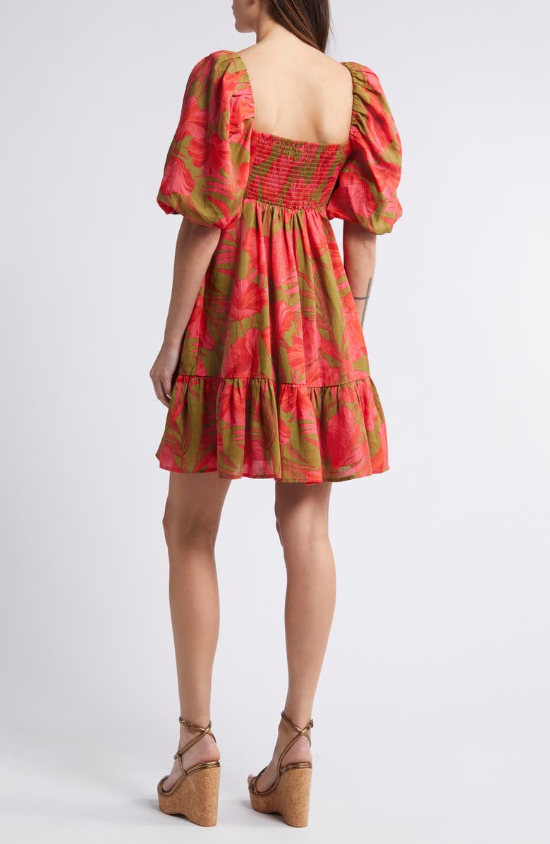 Chelsea28 Puff Sleeve Babydoll Dress, Alternate, color,