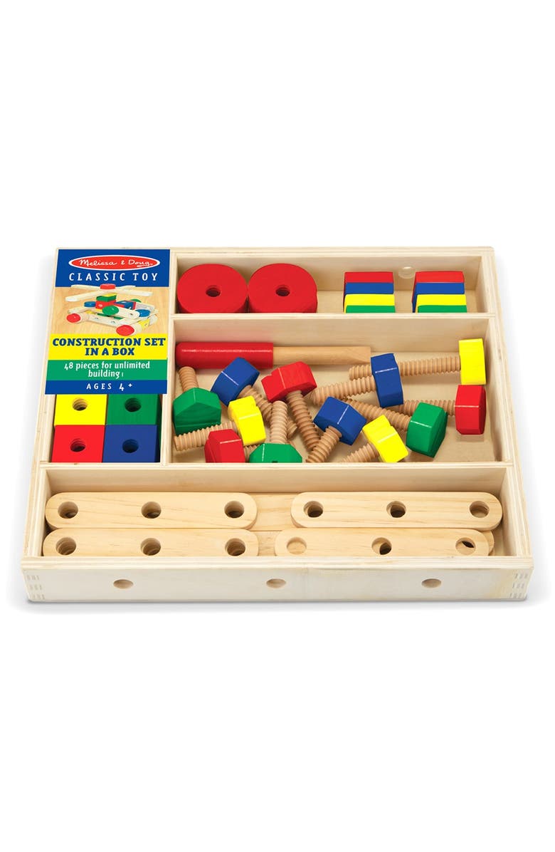 Melissa & Doug Construction Set in a Box, Alternate, color, 