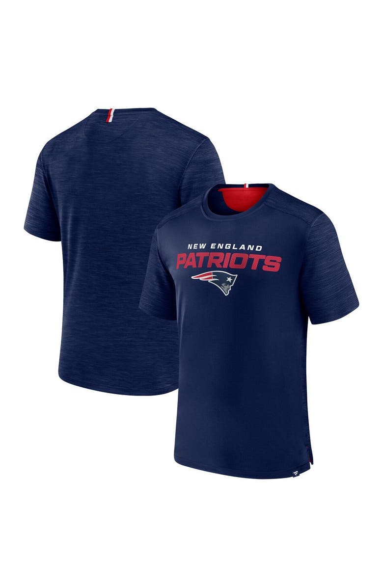 FANATICS Men's Fanatics Branded Navy New England Patriots Defender Evo T-Shirt, Main, color, Navy