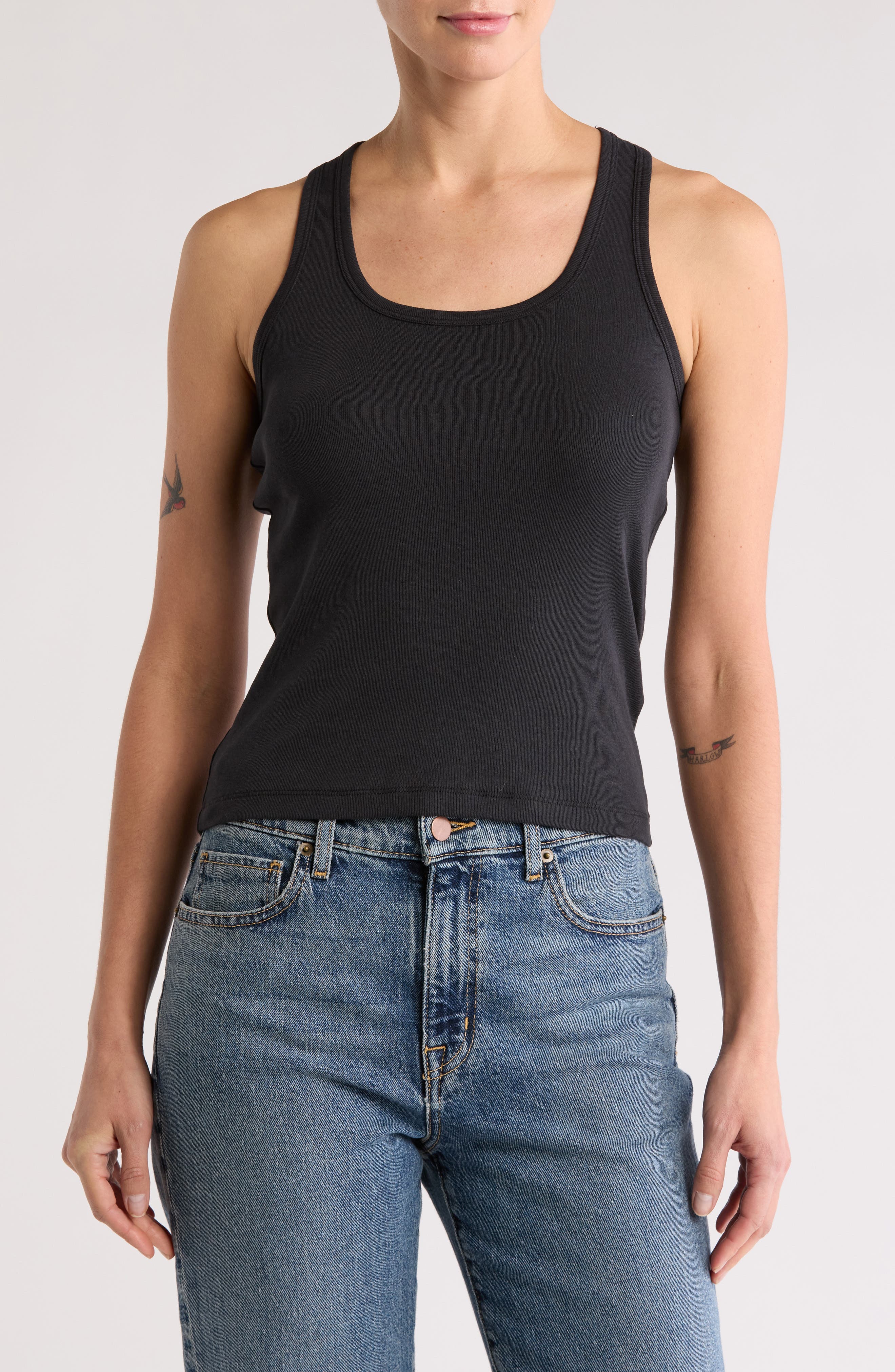 Splendid Rib Knit Tank (Women) | Nordstrom