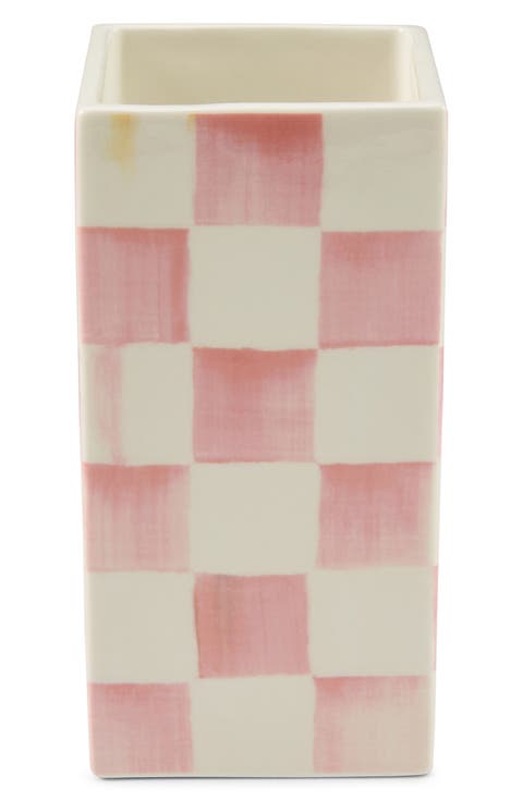 Rosy Check Small Pillar Vase