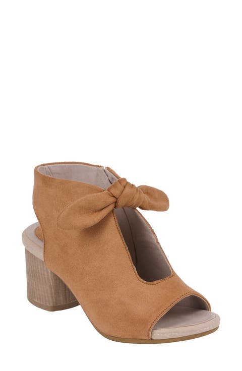 Kimora Bow Block Heel Bootie (Women)