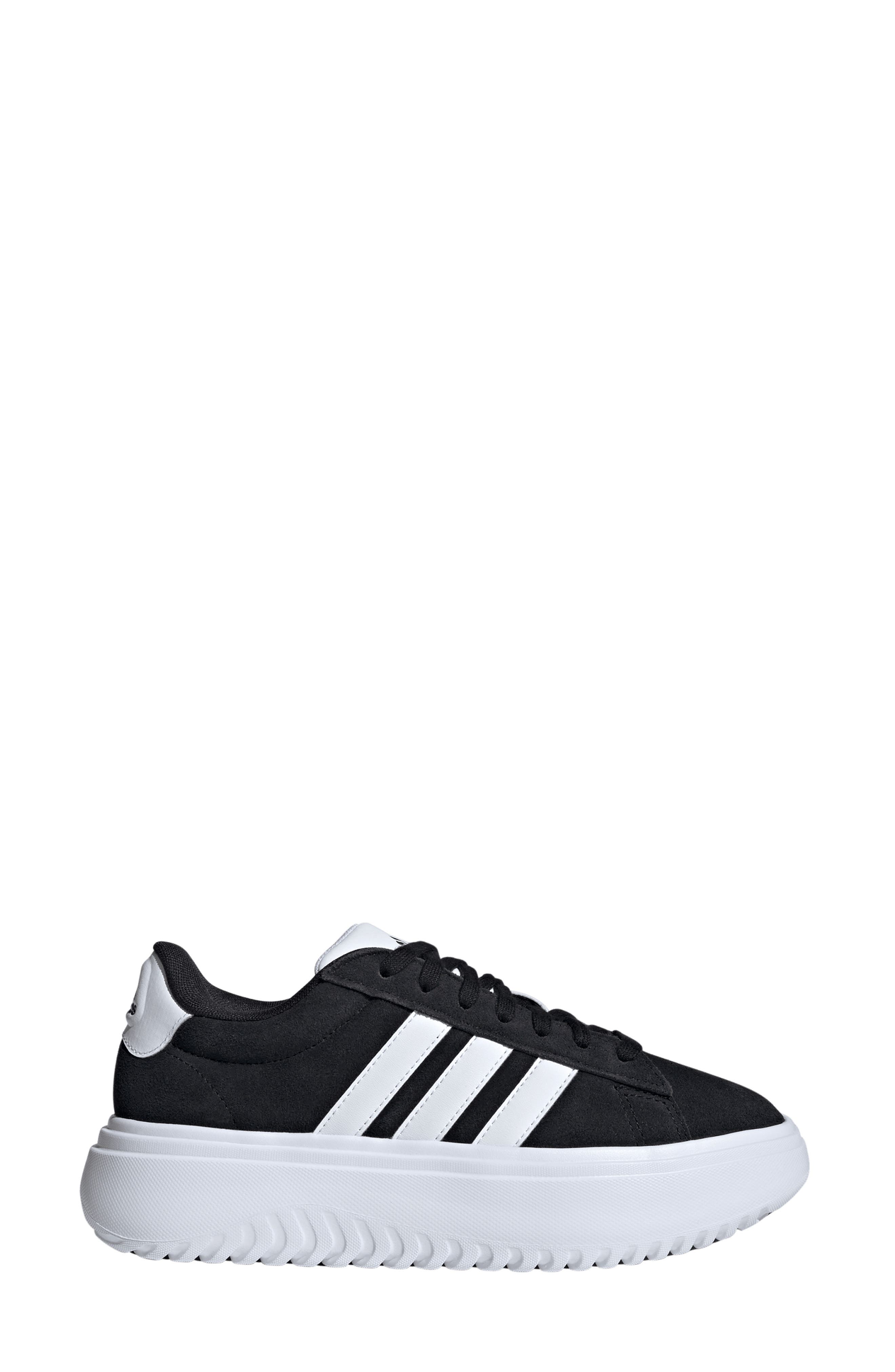 adidas Grand Platform Sneaker, Alternate, color, Black/ White/ Core Black