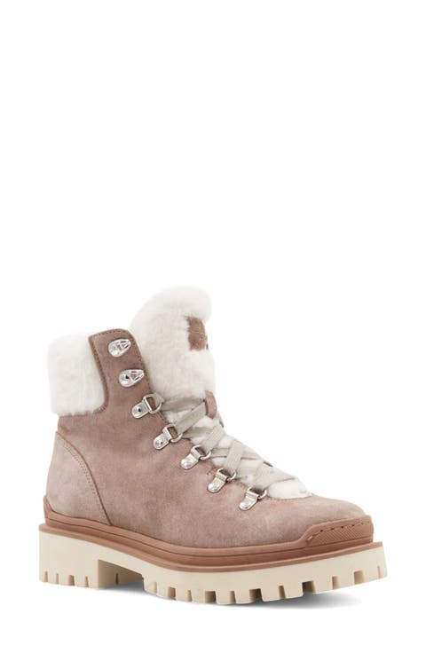 Coralie Weatherproof Leather Lace-Up Boot