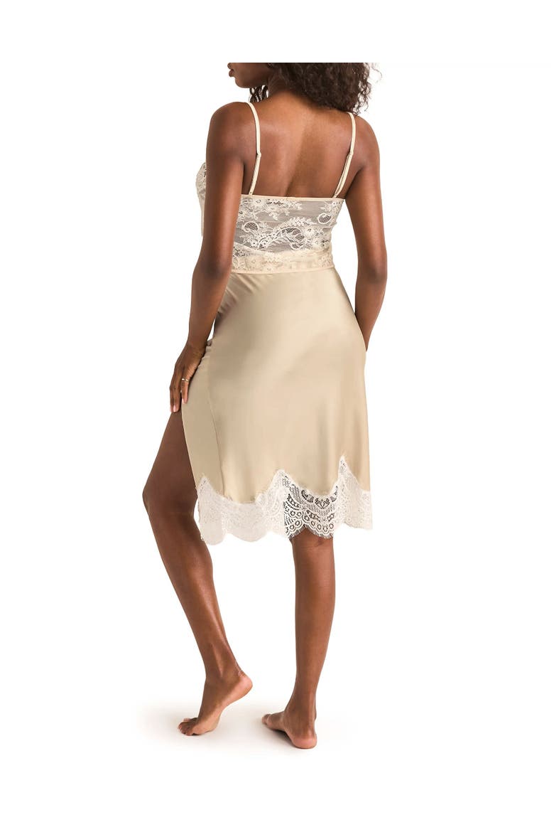 Apolonia Camisole & Half Slip Set Lingerie, Alternate, color, Light white