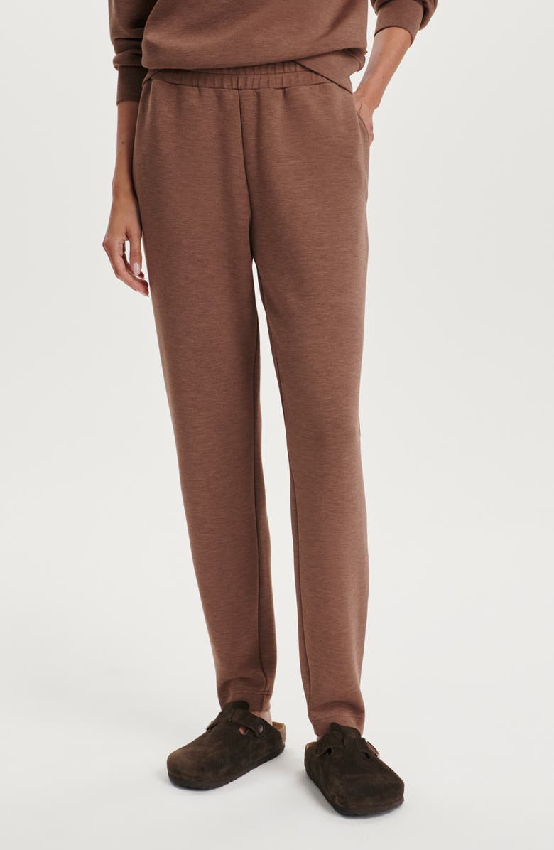 Varley The Slim Cuff DoubleSoft Joggers, Main, color, Golden Bronze Marl