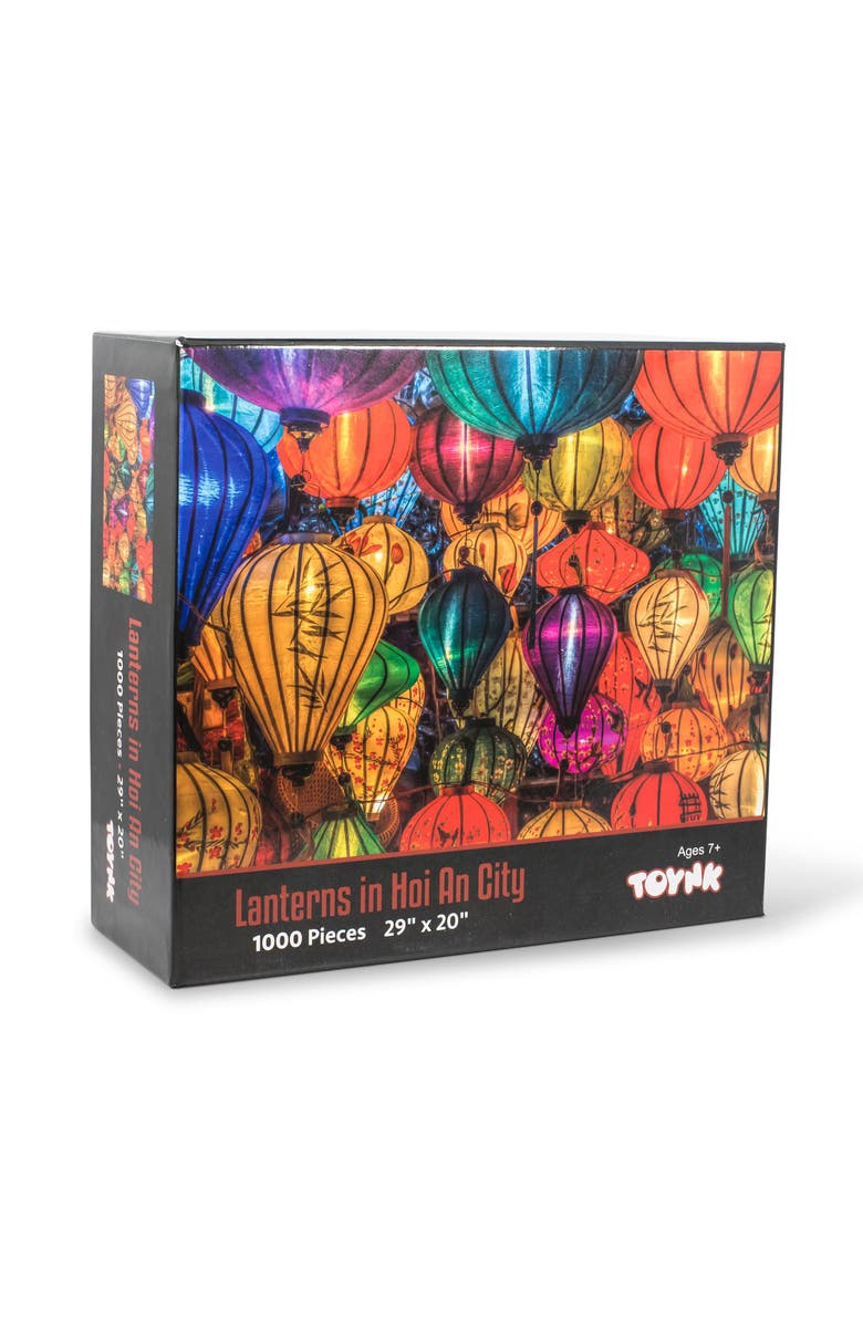 Toynk Lanterns In Hoi An City Floating Lights 1000 Piece Jigsaw Puzzle, Main, color, Multi-Color