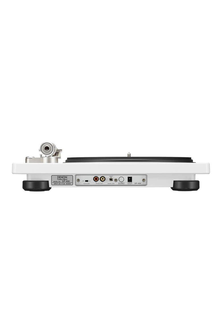 DP-400 Hi-Fi Turntable with Speed Auto Sensor, Alternate, color, White
