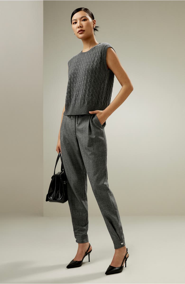 Lilysilk Sleeveless Cashmere Vest, Alternate, color, Medium Gray