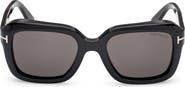 TOM FORD Natalia 52mm Square Sunglasses
