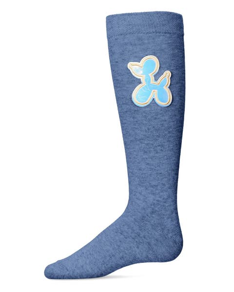 Iridescent Balloon Dog Knee High Sock
