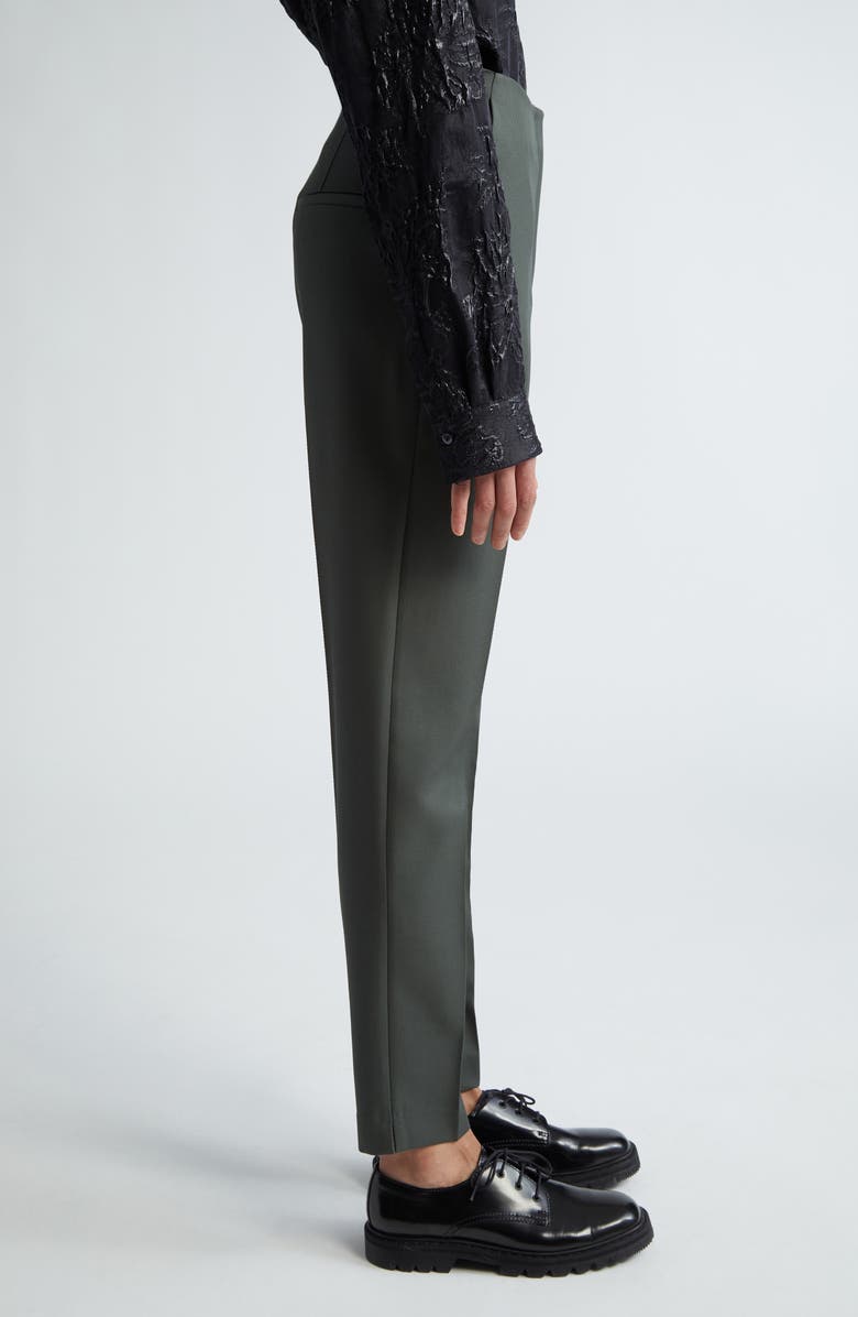 PARTOW Hudson Virgin Wool Pants, Alternate, color, Olive