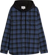 Carhartt Work In Progress Cobrin Hooded Flannel Shirt Jacket