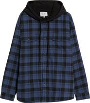 Carhartt Work In Progress Cobrin Hooded Flannel Shirt Jacket