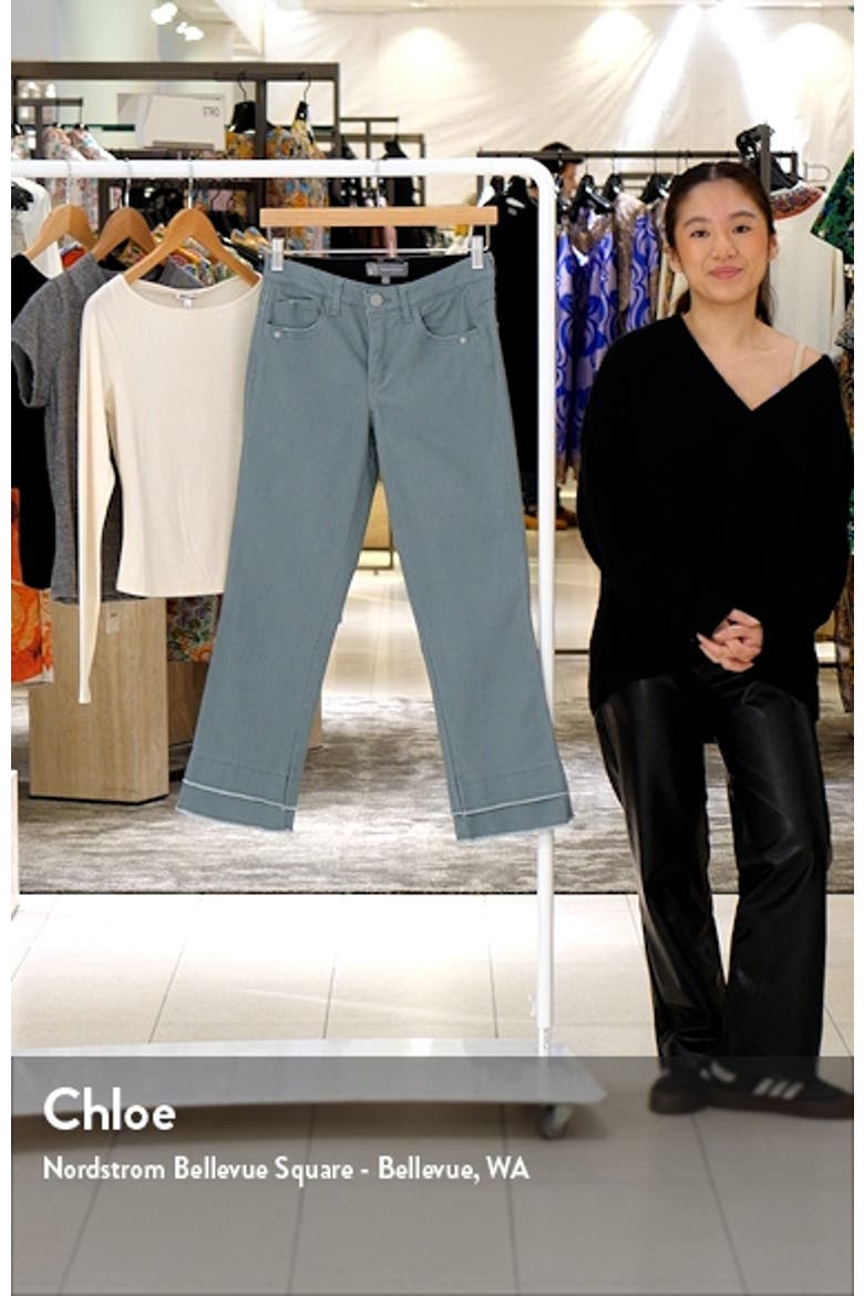 'Ab'Solution High Waist Double Hem Kick Flare Jeans (Nordstrom Exclusive) video