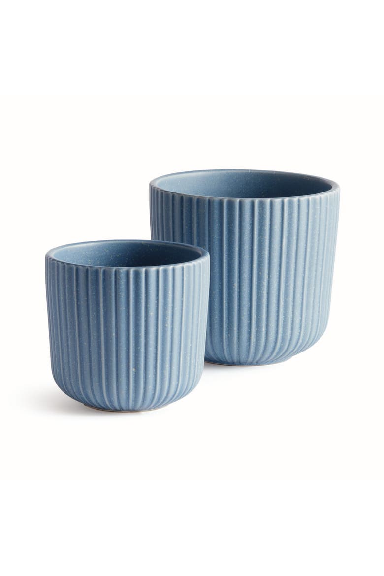Tasha Flowerpot Planters Set of 2, Main, color, Blue