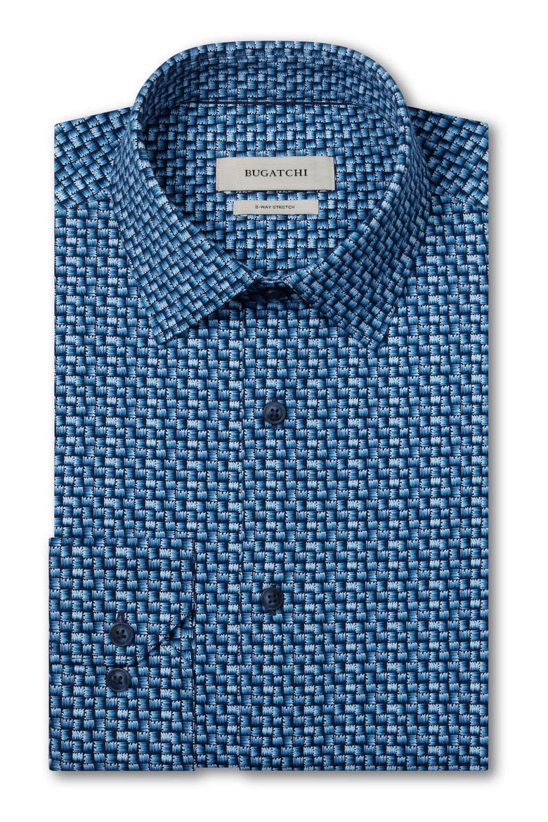 James OoohCotton Print Shirt, Alternate, color, NAVY