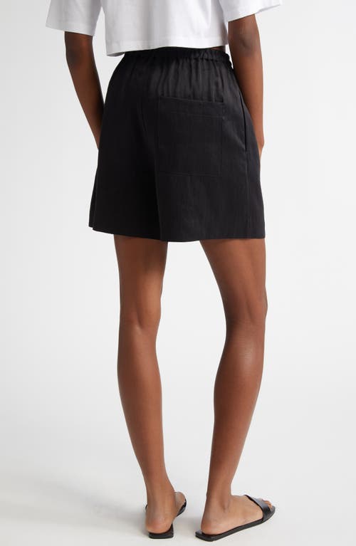 LOULOU DE SAISON LOULOU DE SAISON ADONIA ELASTIC WASIT LINEN & SILK SHORTS
