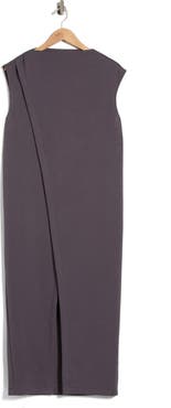 AREA STARS Harlan Faux Wrap Midi Dress