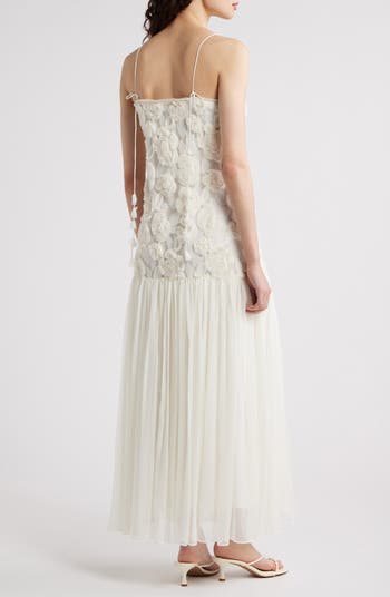 Arwen Floral Dropped Waist Maxi Dress