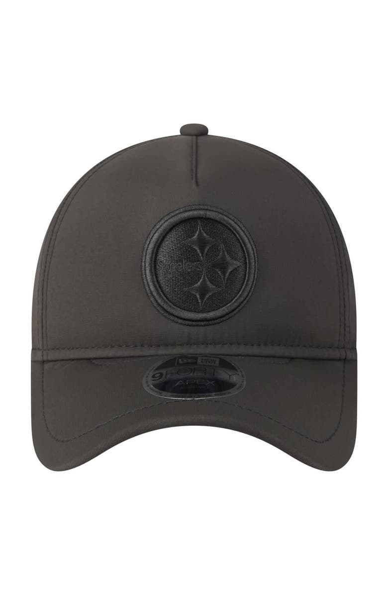 New Era Men's New Era Black Pittsburgh Steelers Apex 9FORTY Adjustable Hat, Alternate, color, Black