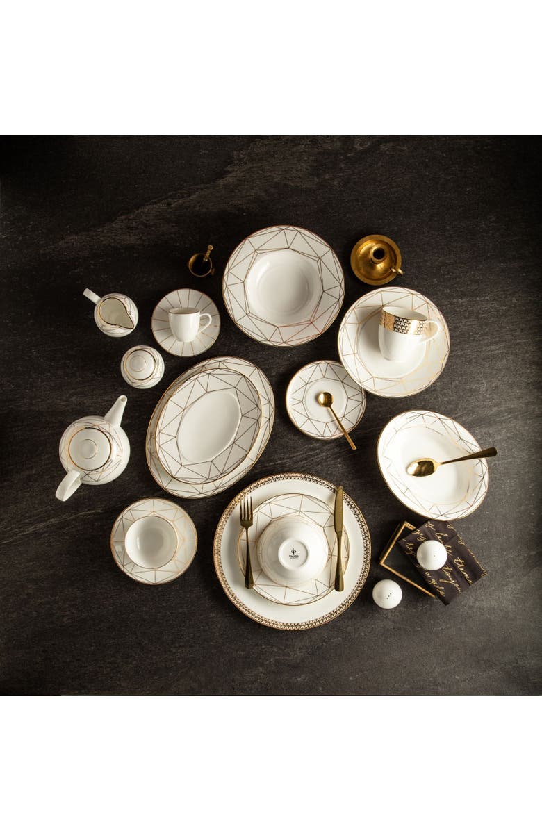 Prouna Gem Cut Gold Mug_Version B, Alternate, color, White