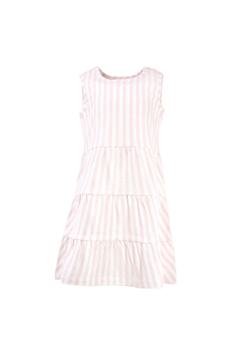 Hudson Baby Cozy Stylish All-Season Baby Dress 2Pk, Alternate, color, Pink Navy Floral
