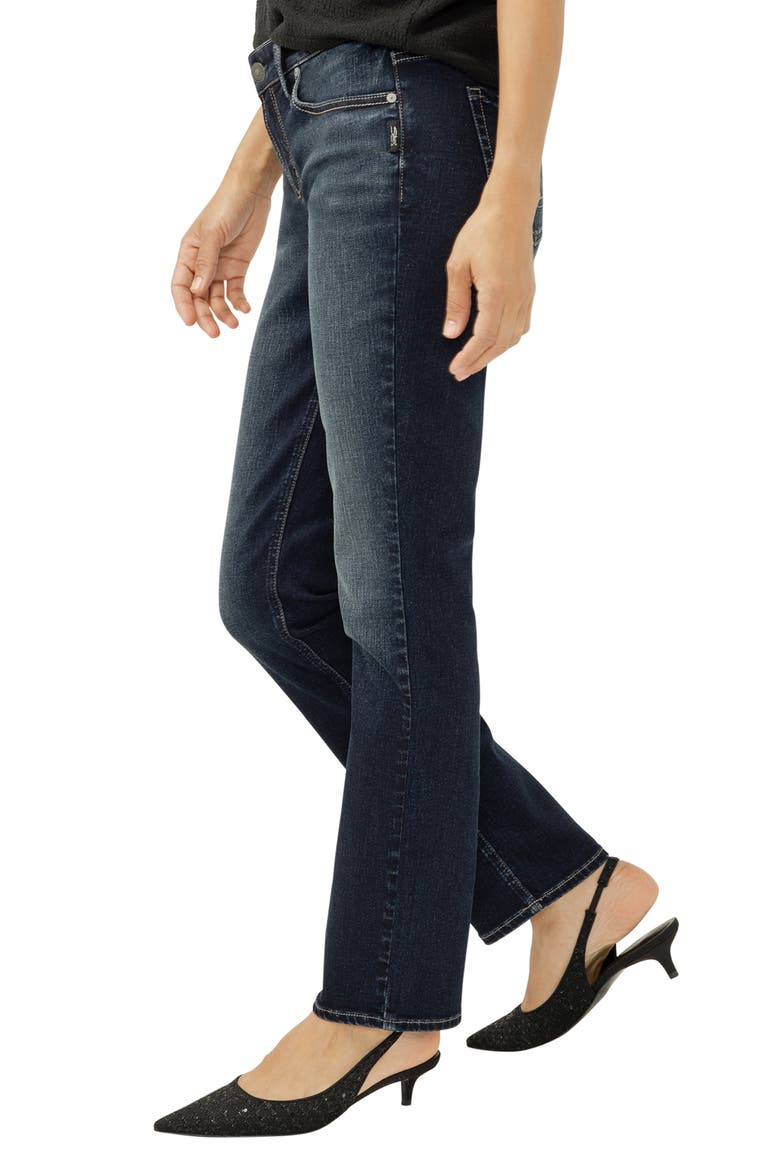 Elyse Straight Leg Jeans, Alternate, color, ROSEMEAD