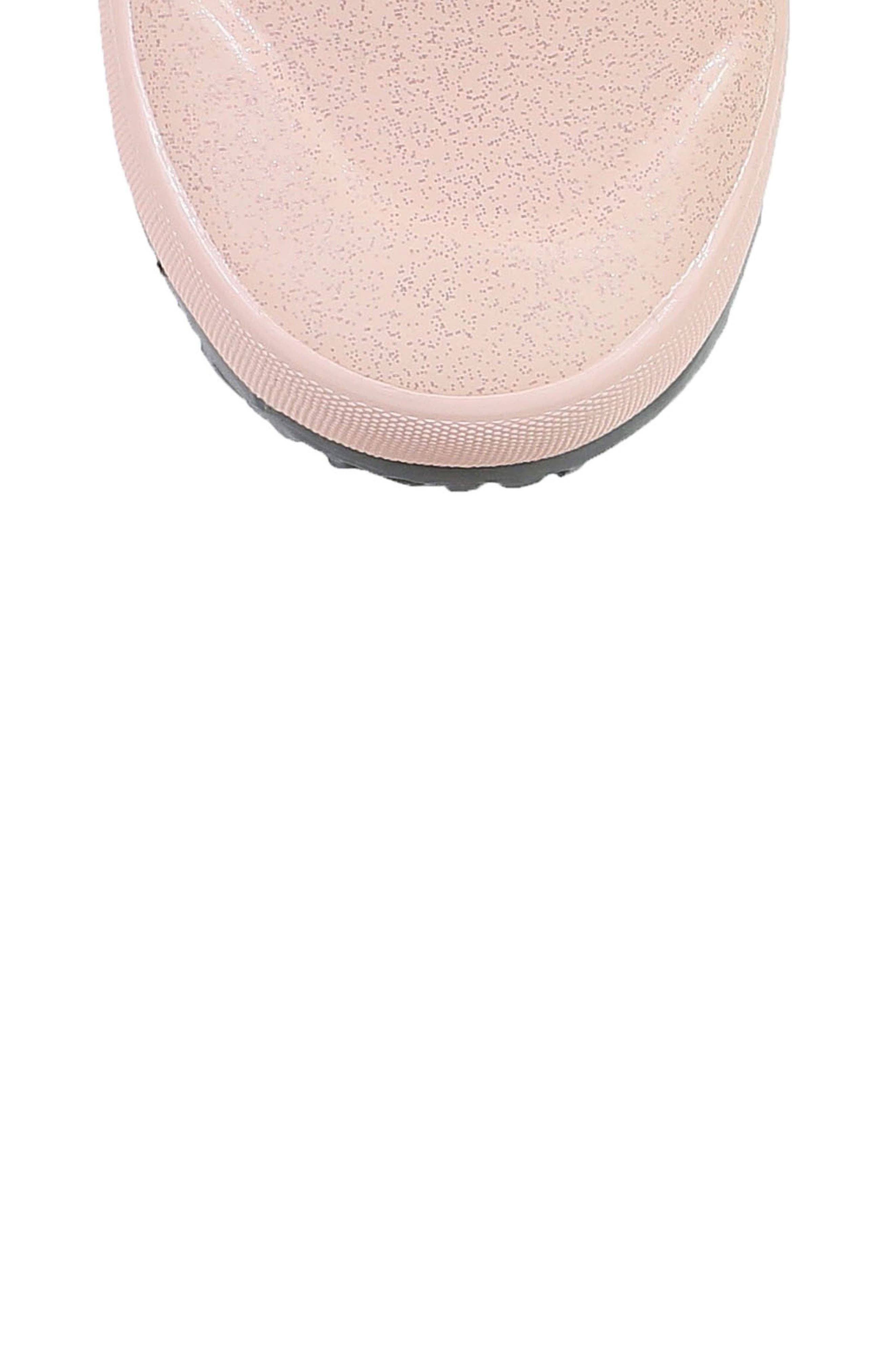 Bogs Glitter Waterproof Rain Boot, Alternate, color, Rose Gold