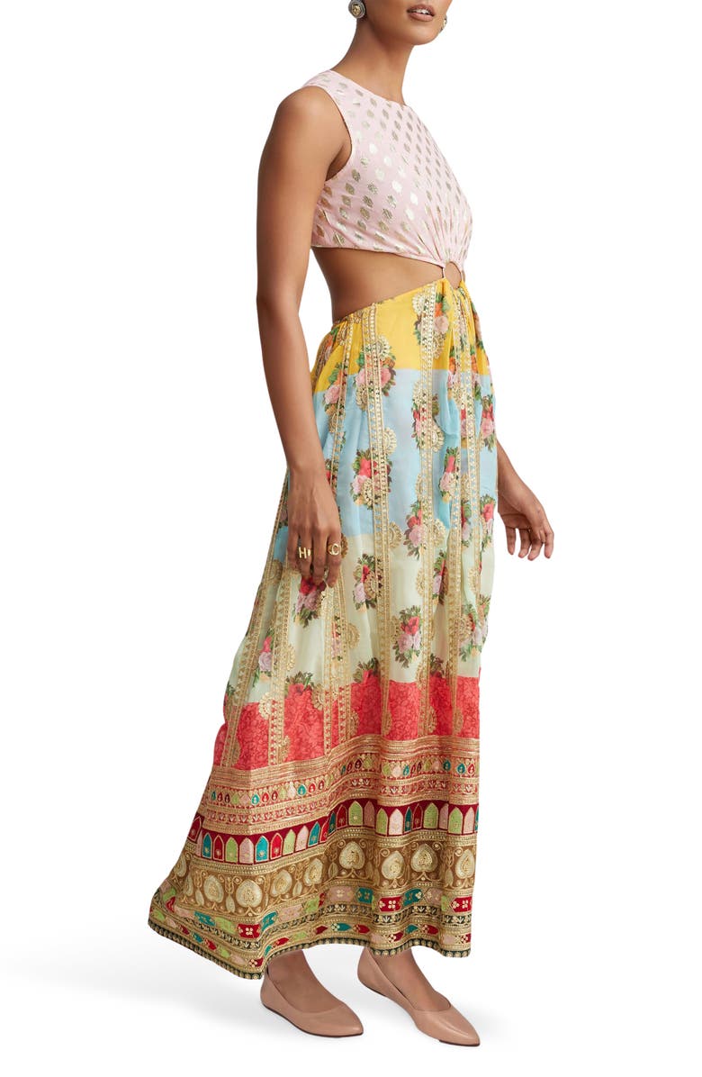 holiCHIC Alisha Cutout Maxi Dress, Alternate, color, Pink