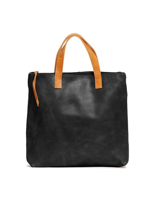 Able Abera Backpack In Black/cognac