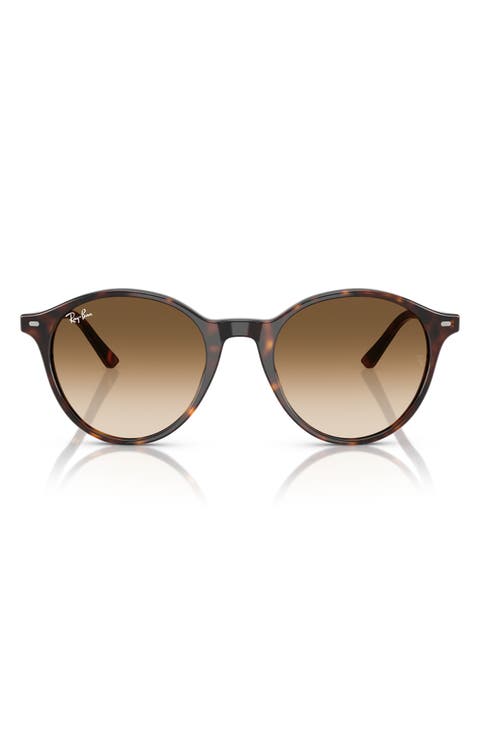 Phantos 53mm Round Gradient Sunglasses