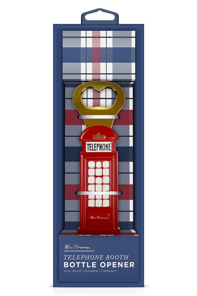 Telephone Booth Bottle Opener, Alternate, color, RED