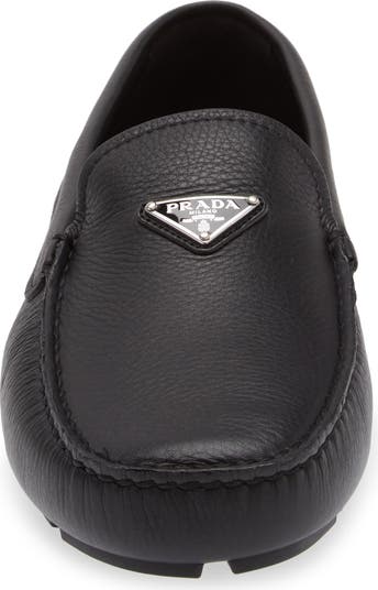 Prada Triangle Logo Driving Loafer (Men) | Nordstrom Prada Triangle Logo Driving Loafer (Men) | Nordstrom