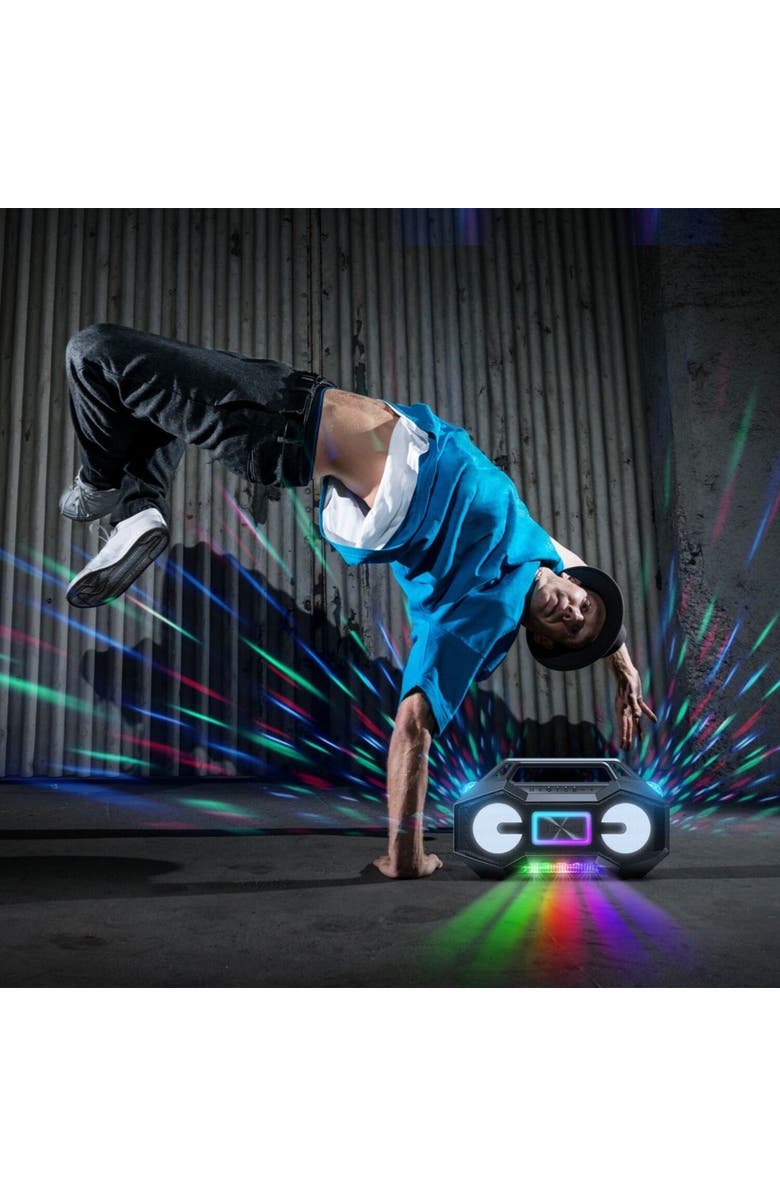 Ion Audio Party Rocker Go Portable Bluetooth Speaker, Alternate, color, Multicolor