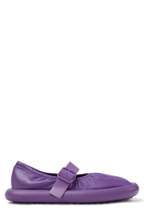 Shop Camper Aqua Mary Jane Flat In Bright Purple
