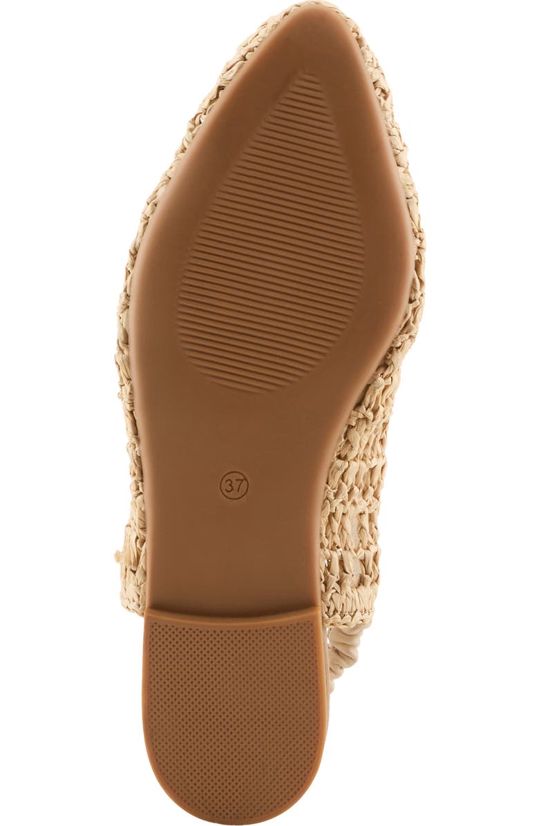 AZURA BY SPRING STEP Nantucket Raffia Skimmer, Alternate, color, Beige