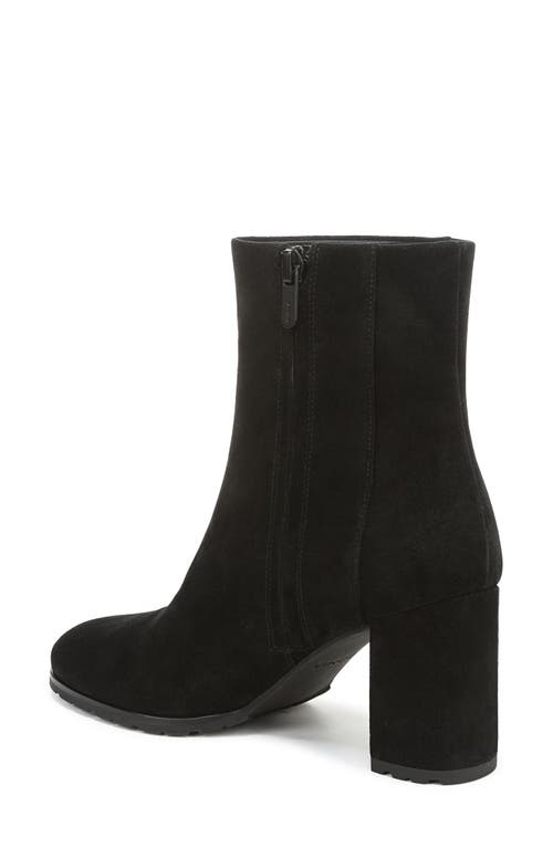Vince Elora Lugged Plain Toe Bootie In Black