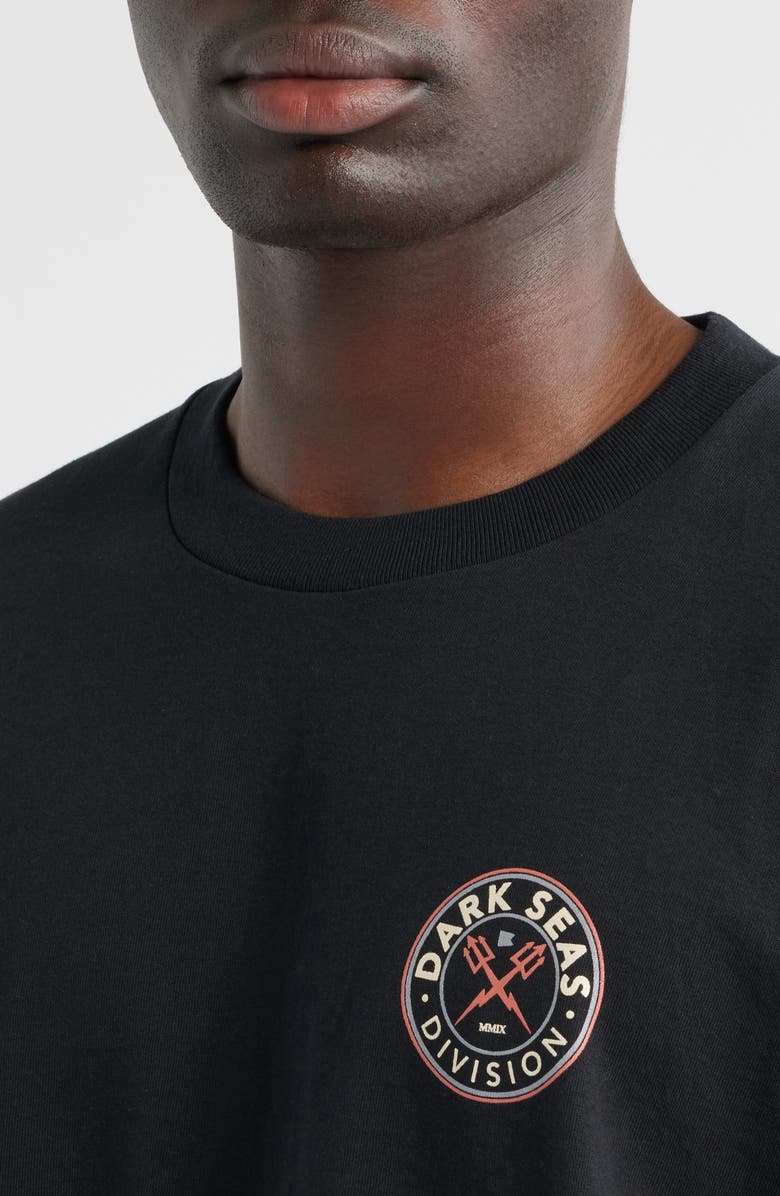 DARK SEAS Time Tellers Graphic T-Shirt, Alternate, color, Black