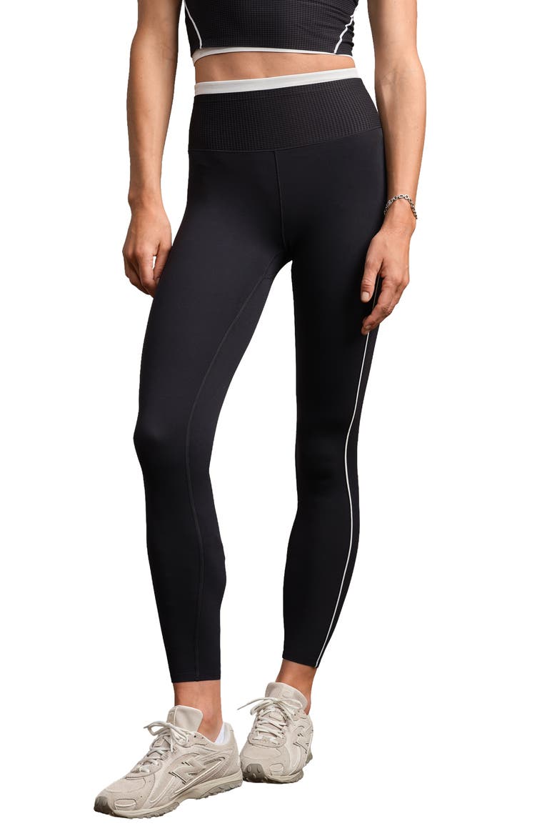 Doubletake High Waist 7/8 Leggings, Main, color, PURE BLACK