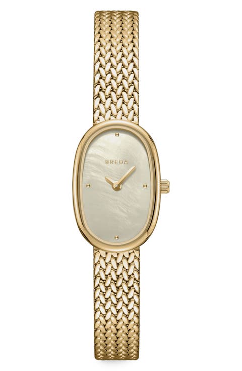 Jane Tethered Mesh Strap Watch, 18mm