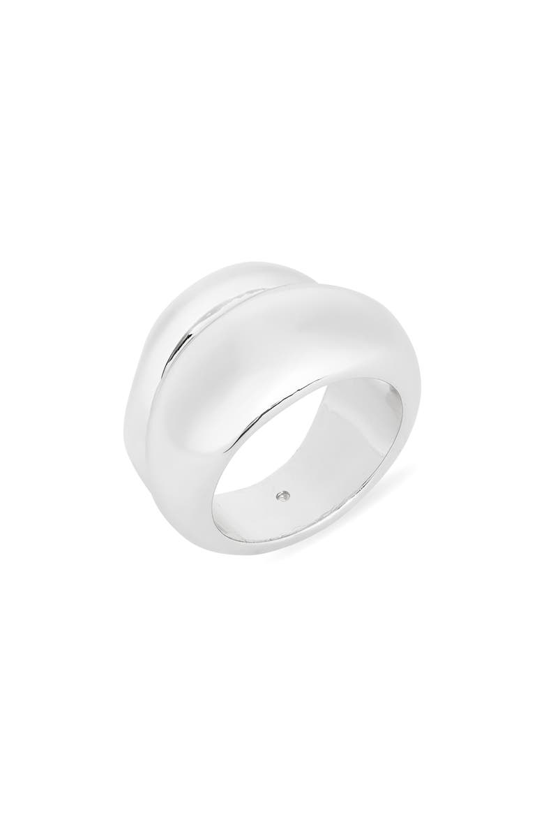 Demi Fine Molten Ring, Main, color, SILVER