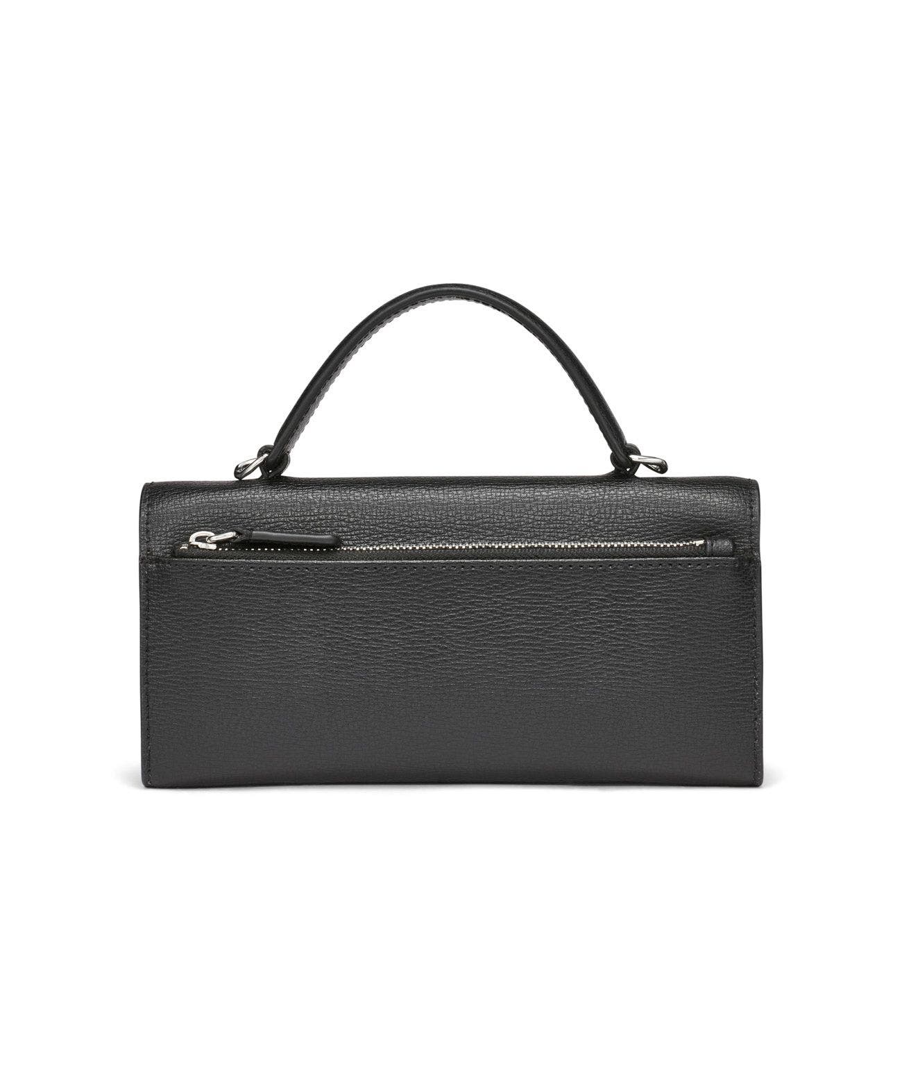 KARL LAGERFELD PARIS Jaqueline Wallet on Chain, Alternate, color, Black/White