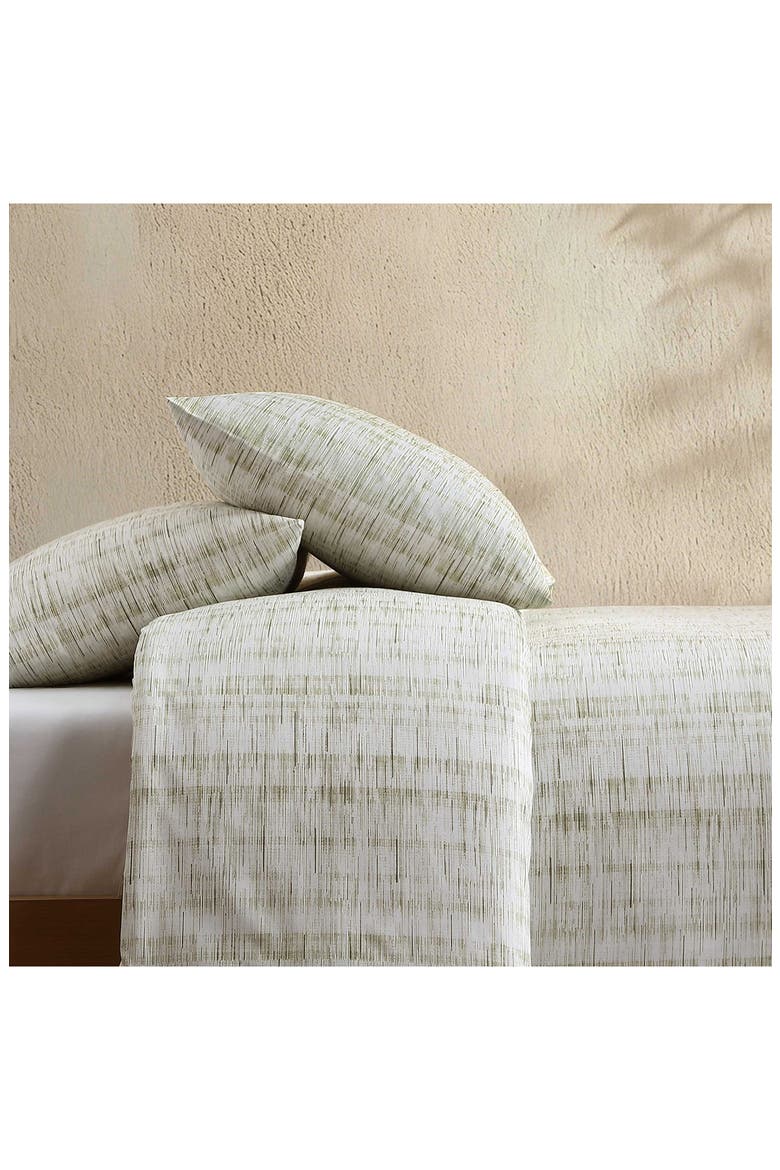 Weave Texture Cotton Blend Comforter & Shams Set, Alternate, color, LIGHT GREEN
