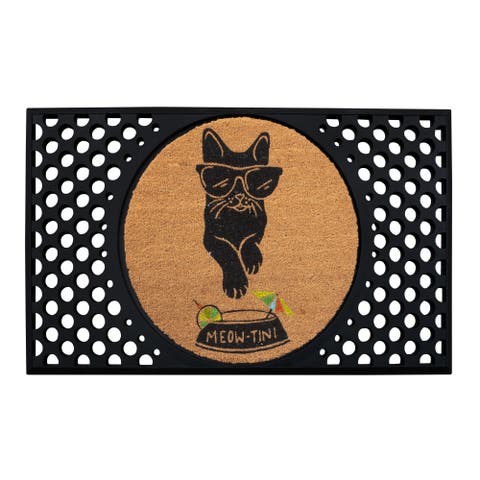 Convertible Meowtini Entrance Mat