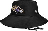New Era Men's New Era Black Baltimore Ravens Main Bucket Hat