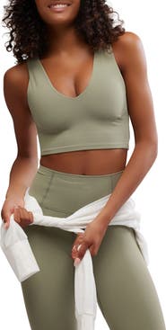 Free People FP Movement Never Better Crop V-Neck Tank