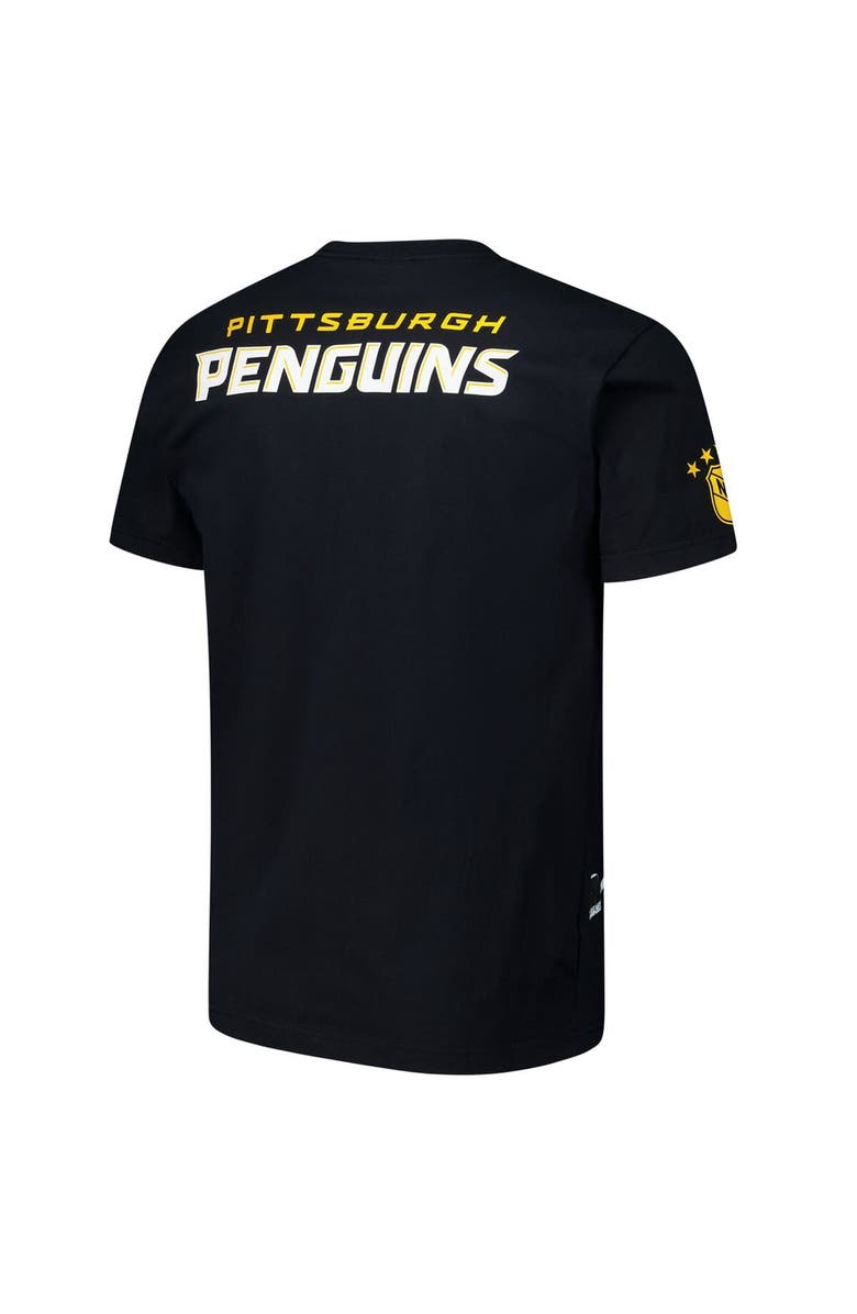 Mitchell & Ness Men's Mitchell & Ness Mario Lemieux Black Pittsburgh Penguins NHL Ultimate Player Vintage Logo T-Shirt, Alternate, color,