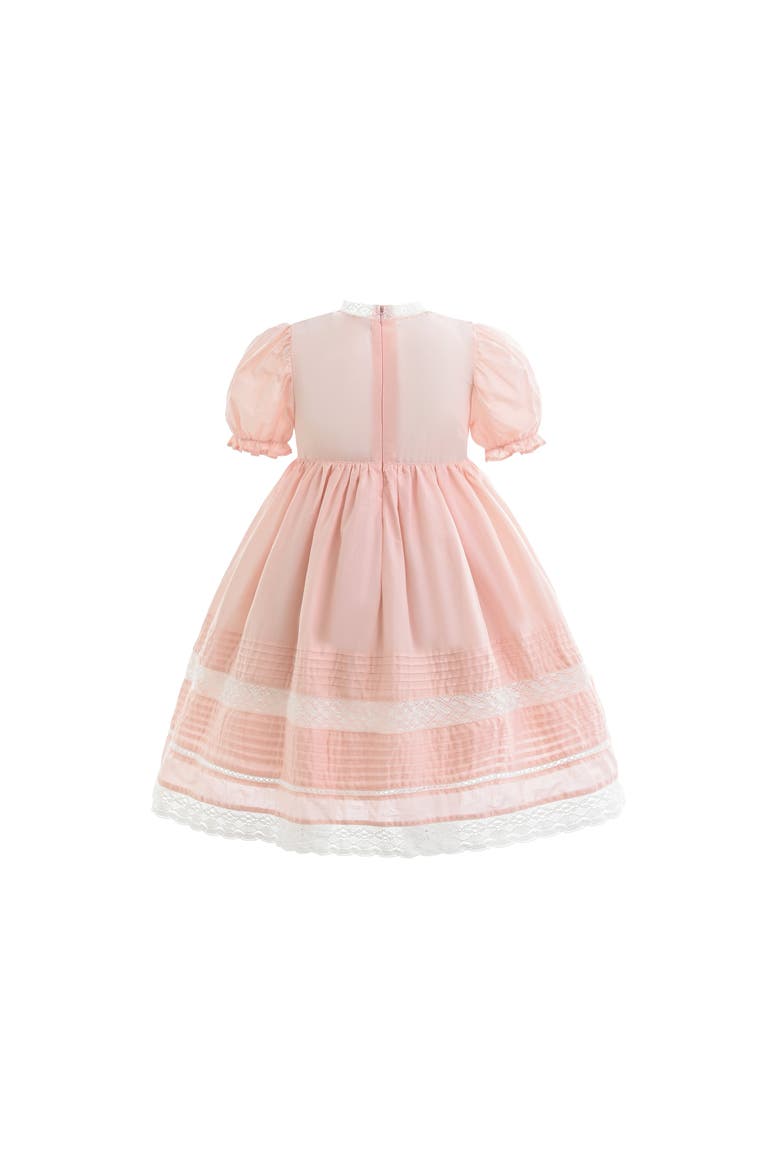 London Pleated Dress, Alternate, color, Pink
